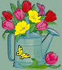 Watering Can of Flowers